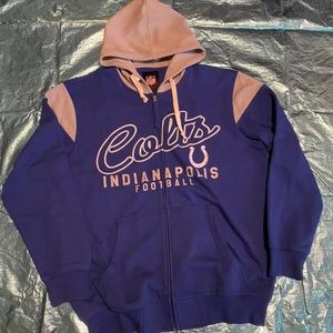 Indianapolis Colts light zip-up hoodie